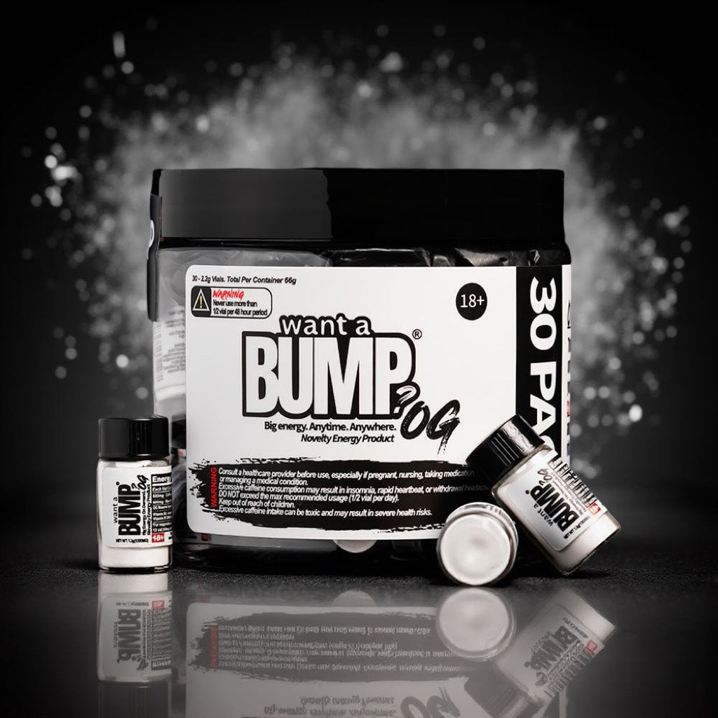 Want A BUMP® OG - Upgraded Formula (1000mg Caffeine Per Vial) - Want A BUMP®