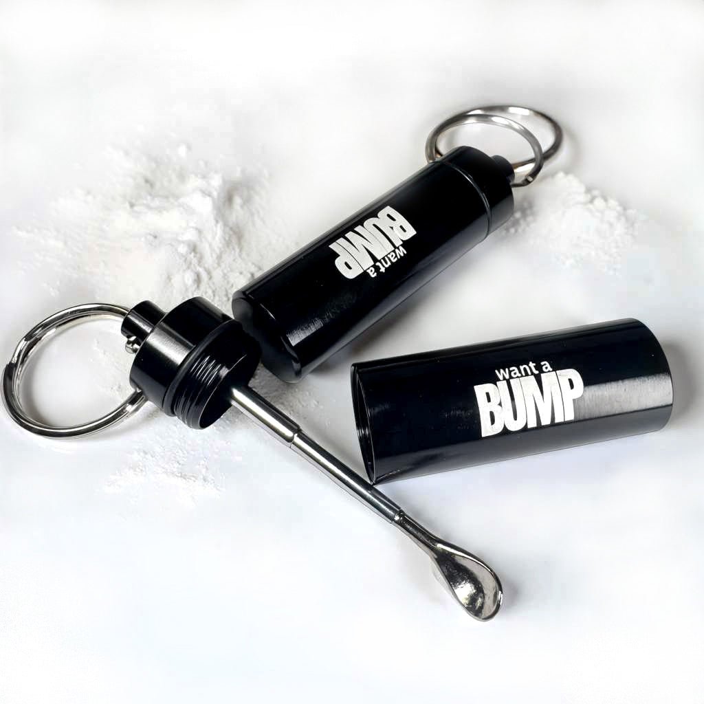 Want A BUMP PowdaPod™ - Metal Travel Dispenser
