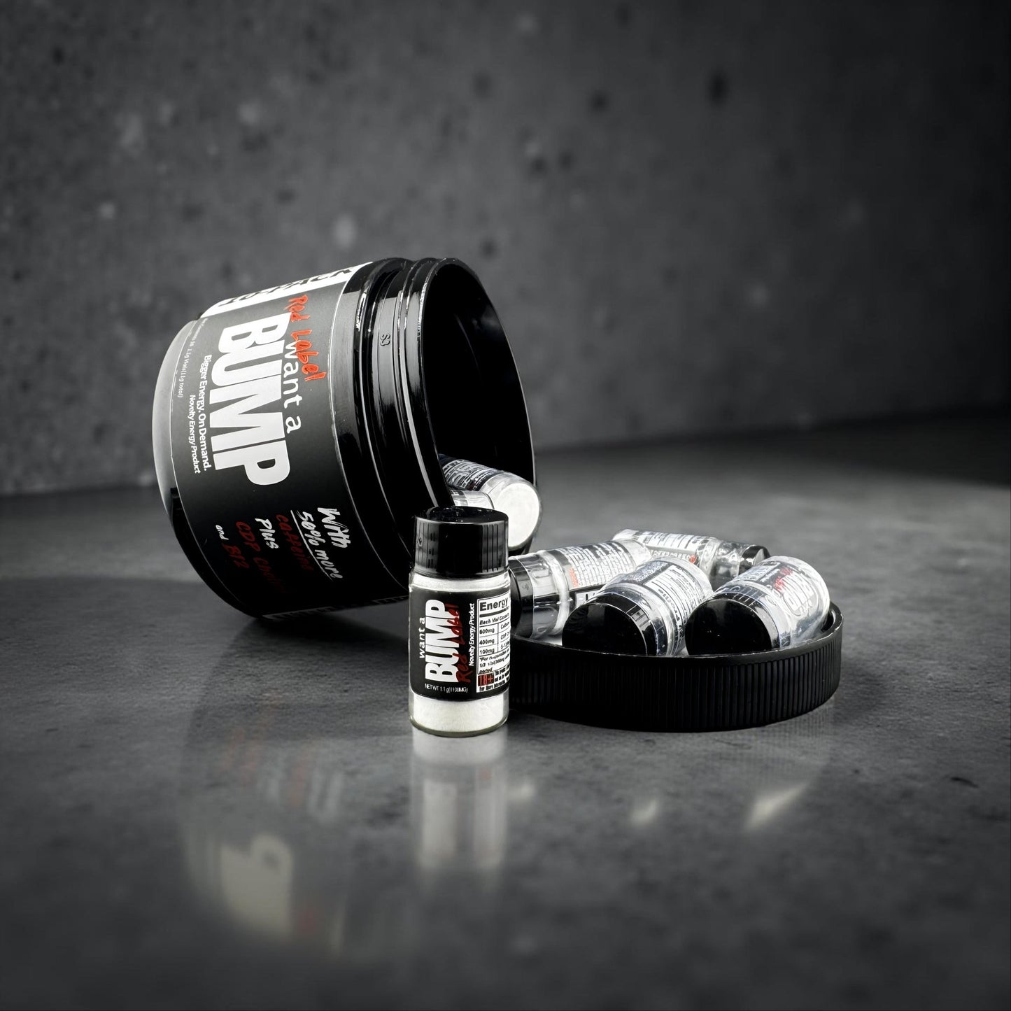 Want A BUMP® RED LABEL - High Energy Formula(600mg Caffeine) - Want A BUMP®