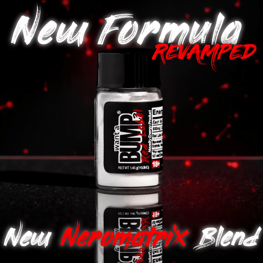 Want A BUMP® RED LABEL Upgraded Formula (650mg Caffeine + Neuromatrix Blend) - Want A BUMP®