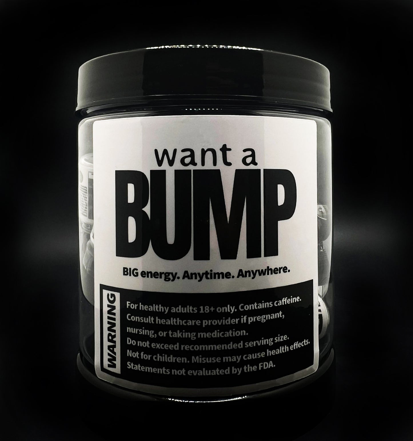 Want A BUMP™ - 1g Container (400mg Caffeine Per Vial)